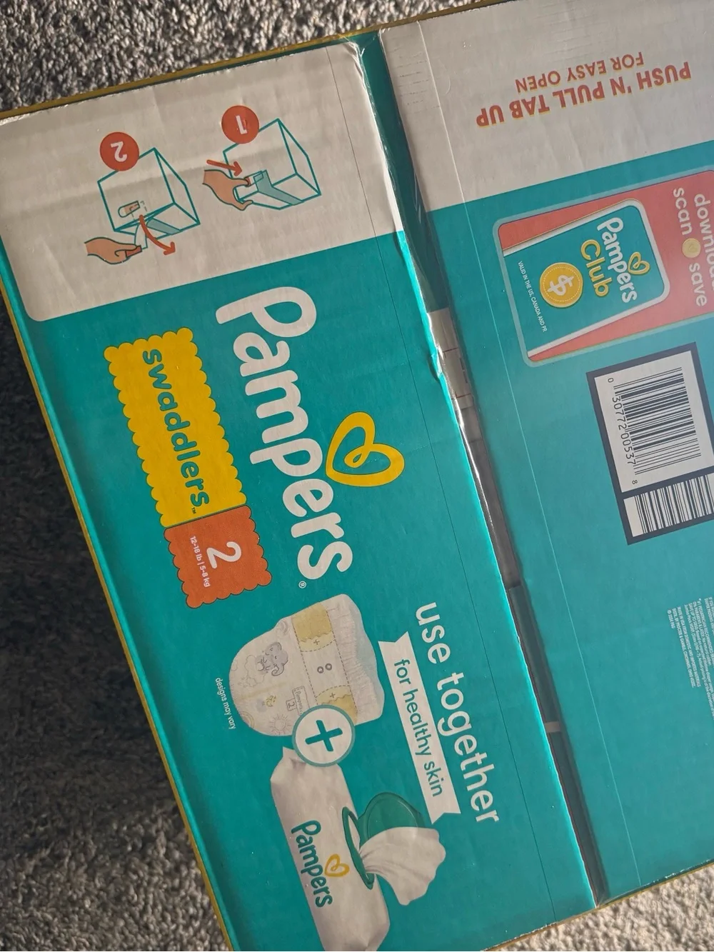 Swaddlers Diapers Size 2 - Teal